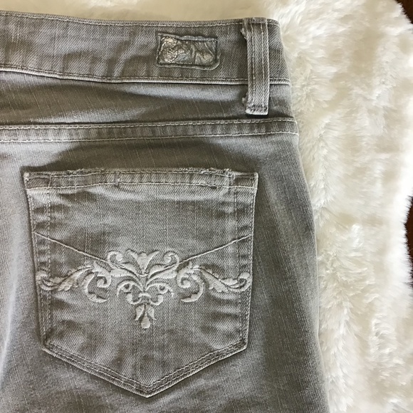 Paige Melrose Straight Grey Jean - Picture 6 of 8